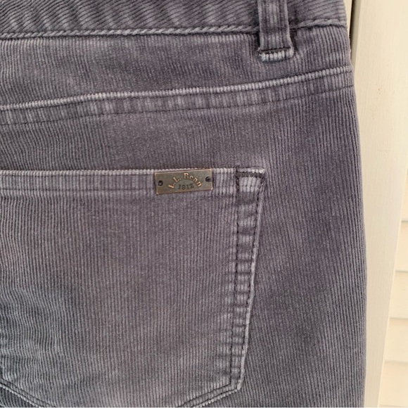 LL Bean Womens Casco Corduroy Pants Gray 10P Petite Mid Rise Straight Leg 500968 - Picture 8 of 16